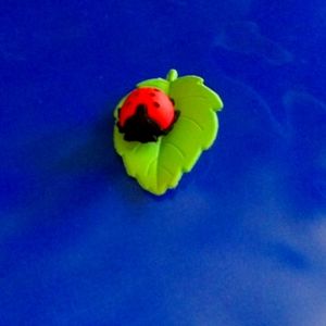 A ladybug eraser